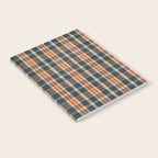 North Country Plaid - classic blue and red Notebook Gallery Image 2