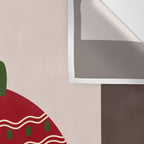 Christmas Bauble Red Wall Tapestry Gallery Image 3
