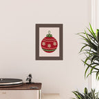 Christmas Bauble Red Poster Gallery Image 2