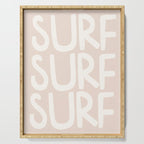 Boho Surf Surf Surf Print Serving Tray Gallery Image 1
