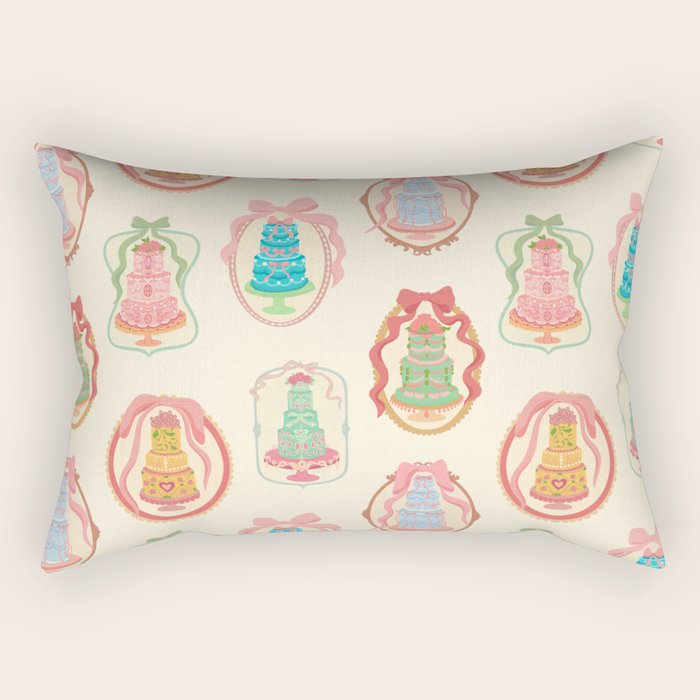 Rococo Cakes Rectangular Pillow Gallery Image 2