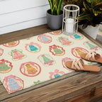 Rococo Cakes Outdoor Rug Gallery Image 2