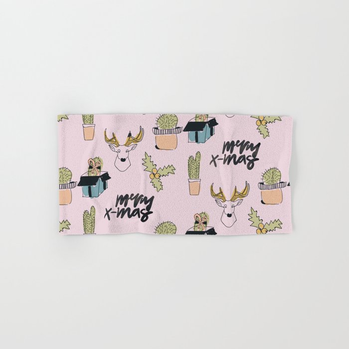 Christmas Cactus Bath Towel Gallery Image 1