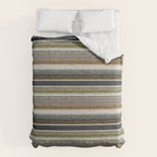 serape southwest stripe - muted natural tones Comforter Gallery Image 6