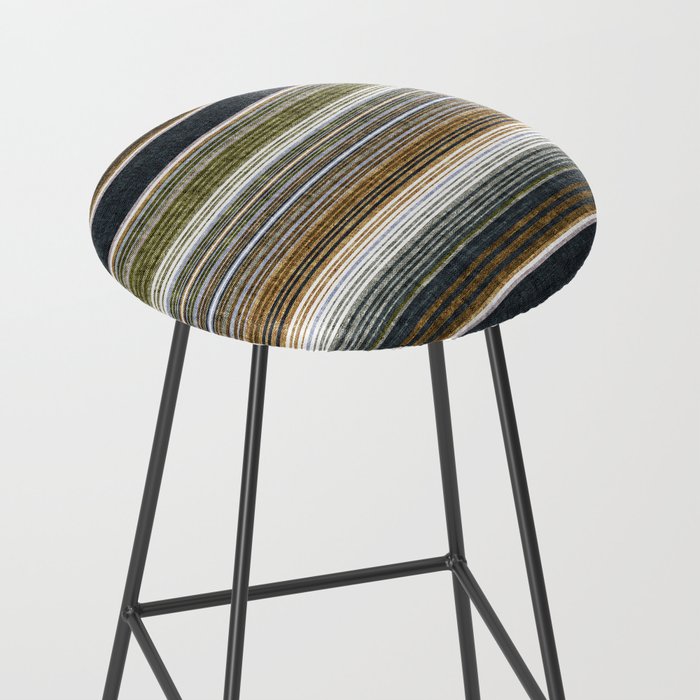 serape southwest stripe - muted natural tones Stool Gallery Image 2
