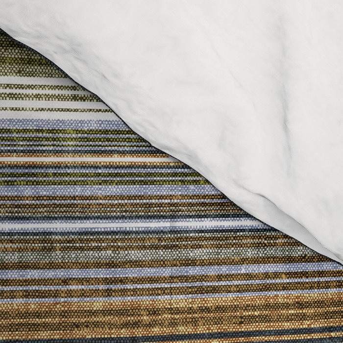 serape southwest stripe - muted natural tones Comforter Gallery Image 4