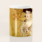 Woman in Gold Portrait by Gustav Klimt Coffee Mug Gallery Image 4