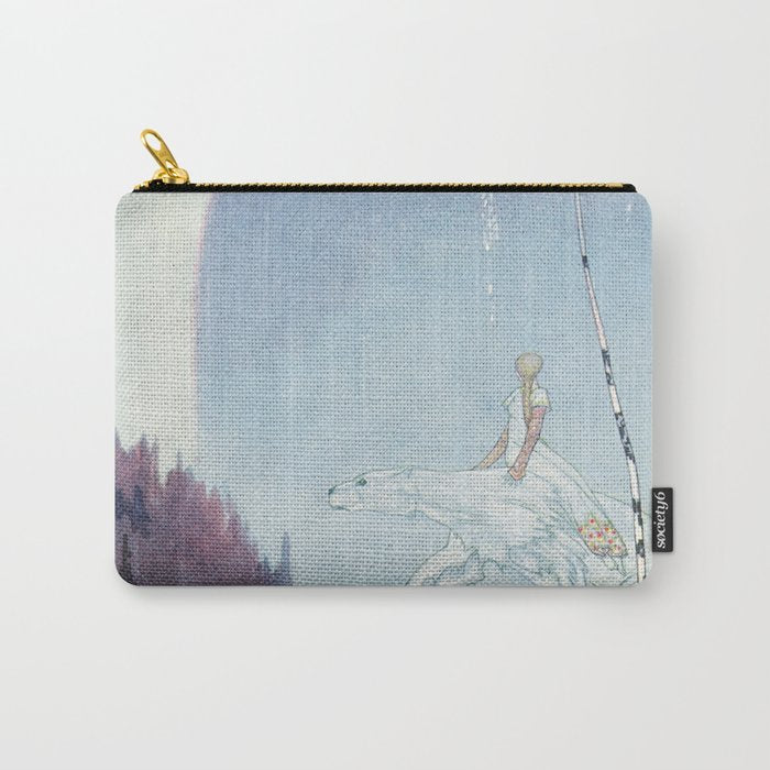 kay nielsen Well mind and hold tight by my shaggy coat and then there's nothing to fear said the Bea Carry All Pouch Gallery Image 1