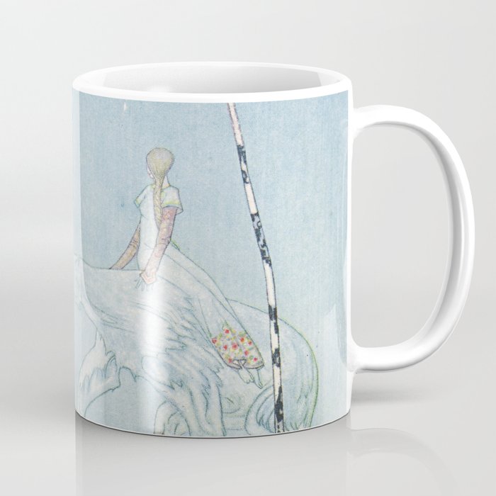 kay nielsen Well mind and hold tight by my shaggy coat and then there's nothing to fear said the Bea Coffee Mug Gallery Image 1