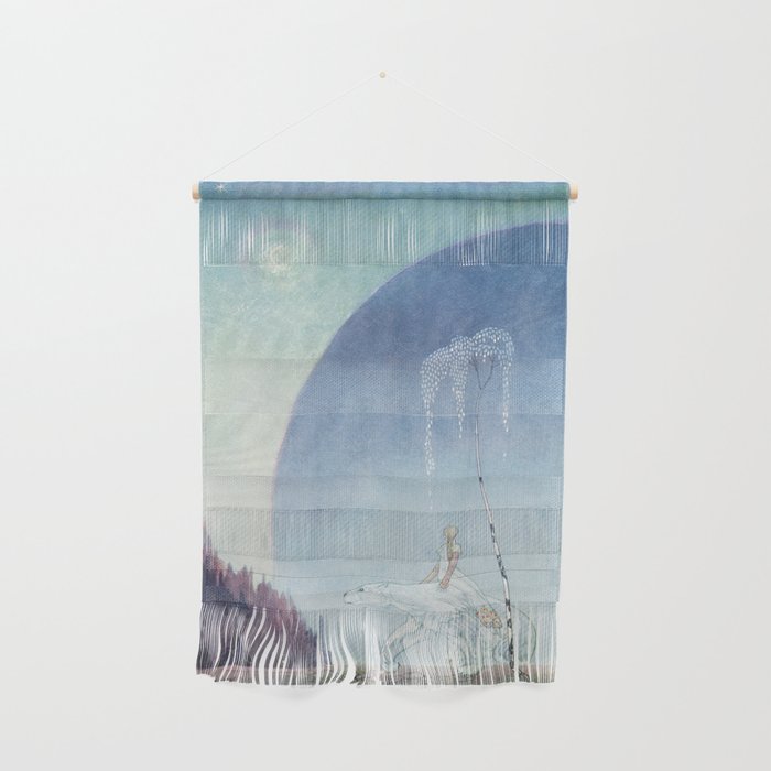 kay nielsen Well mind and hold tight by my shaggy coat and then there's nothing to fear said the Bea Wall Hanging Gallery Image 1