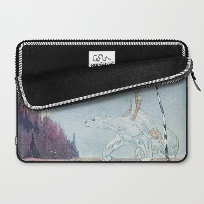 kay nielsen Well mind and hold tight by my shaggy coat and then there's nothing to fear said the Bea Laptop Sleeve Gallery Image 2