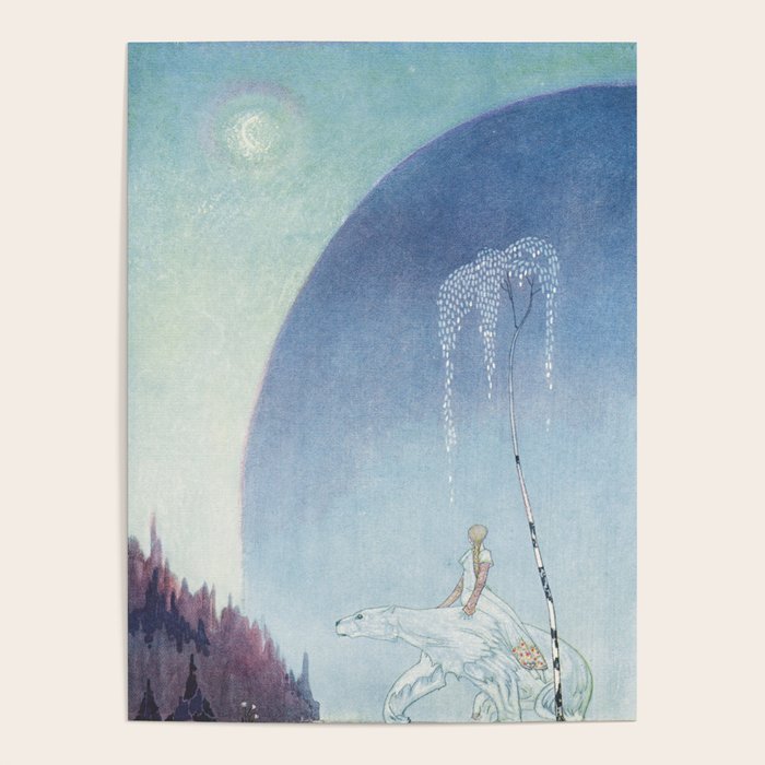 kay nielsen Well mind and hold tight by my shaggy coat and then there's nothing to fear said the Bea Poster Gallery Image 1