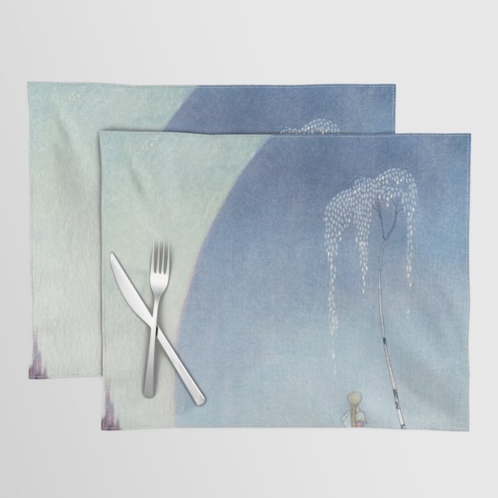 kay nielsen Well mind and hold tight by my shaggy coat and then there's nothing to fear said the Bea Placemat Gallery Image 1