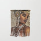 African American Masterpiece 'Cotton Club Flapper Dance Girl' Portrait Painting Wall Hanging Gallery Image 1