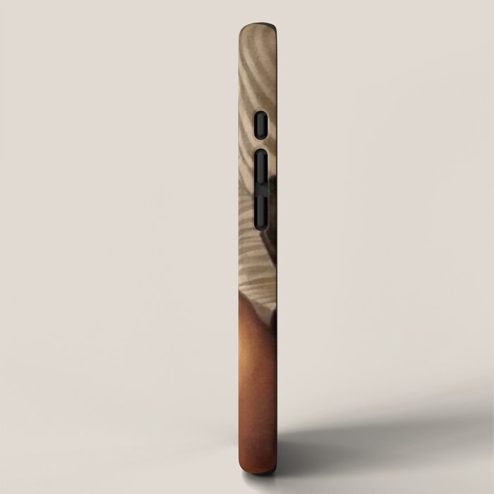 African American Masterpiece 'Cotton Club Flapper Dance Girl' Portrait Painting iPhone Case Gallery Image 2