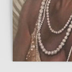 African American Masterpiece 'Cotton Club Flapper Dance Girl' Portrait Painting Poster Gallery Image 3