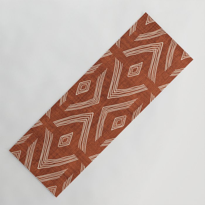 Birch in Rust Yoga Mat Gallery Image 1