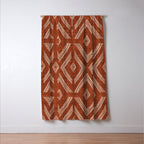 Birch in Rust Window Curtain Gallery Image 3