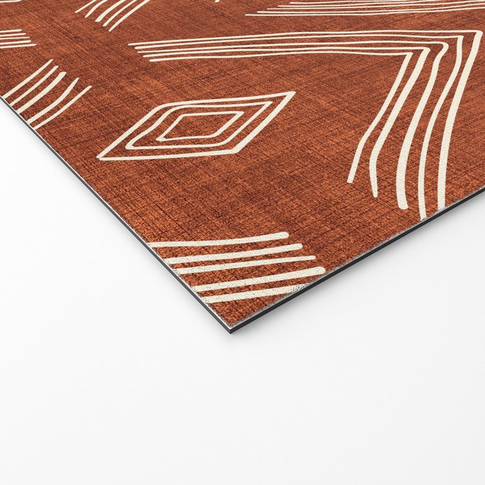 Birch in Rust Welcome Mat Gallery Image 2