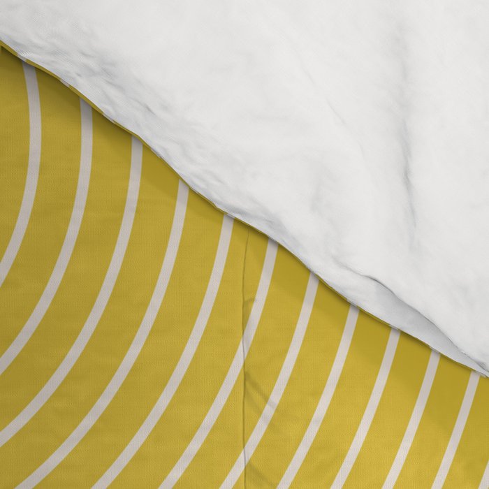 Mid Mod Geometry Abstract 2/2 Peach Fuzz Comforter Gallery Image 4