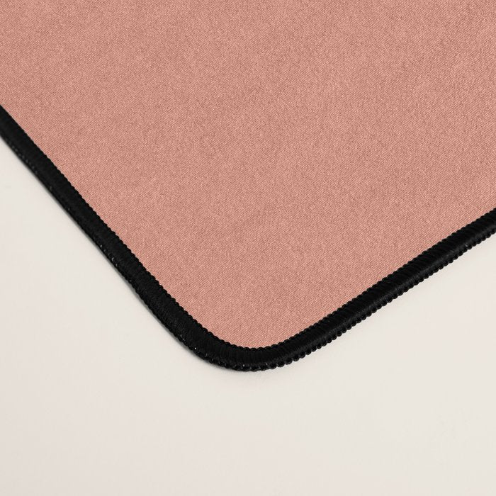 Mid Mod Geometry Abstract 2/2 Peach Fuzz Desk Mat Gallery Image 4
