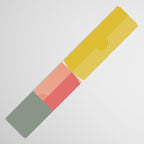 Mid Mod Geometry Abstract 2/2 Peach Fuzz Table Runner Gallery Image 3