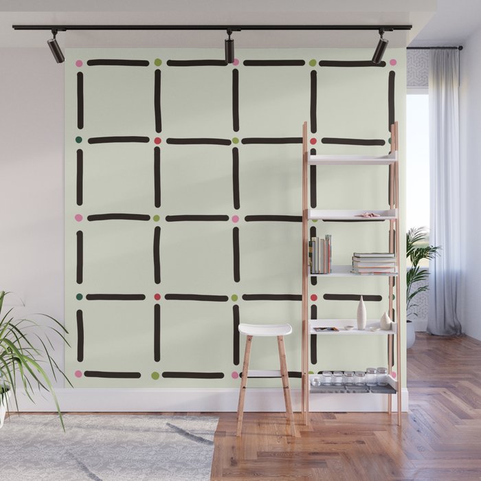 Confetti Grid Wall Mural Gallery Image 1