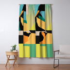 Modern Abstraction 11 Window Curtain Gallery Image 5