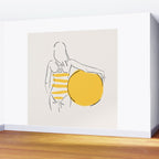 Summer ready - line drawing Wall Mural Gallery Image 2