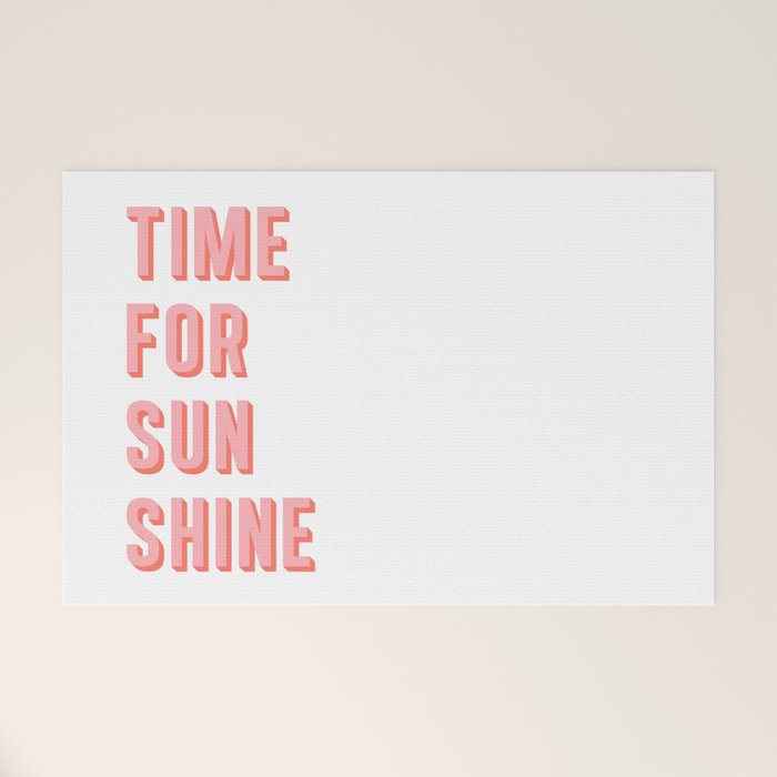 Time For Sunshine Welcome Mat Gallery Image 1