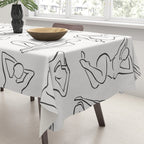 Shapes of the Ladies Pattern Tablecloth Gallery Image 3