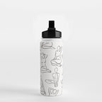Shapes of the Ladies Pattern Water Bottle Gallery Image 2