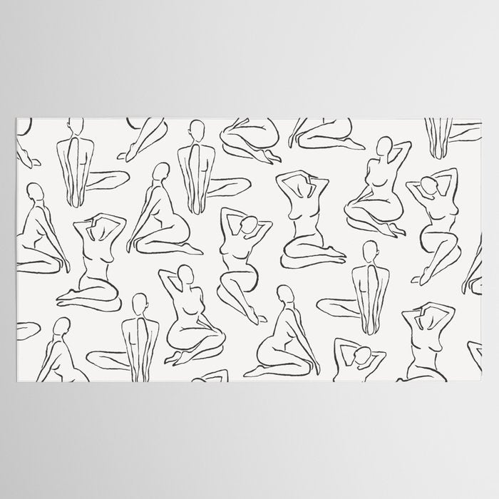 Shapes of the Ladies Pattern Tablecloth Gallery Image 2