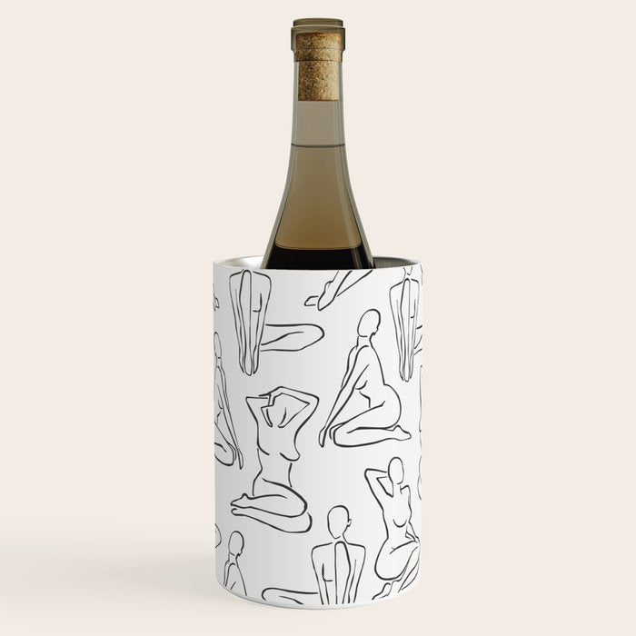 Shapes of the Ladies Pattern Wine Chiller Gallery Image 2