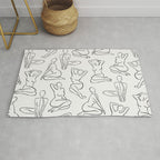 Shapes of the Ladies Pattern Rug Gallery Image 1