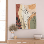 Plant Life Design 9 Wall Tapestry Gallery Image 2