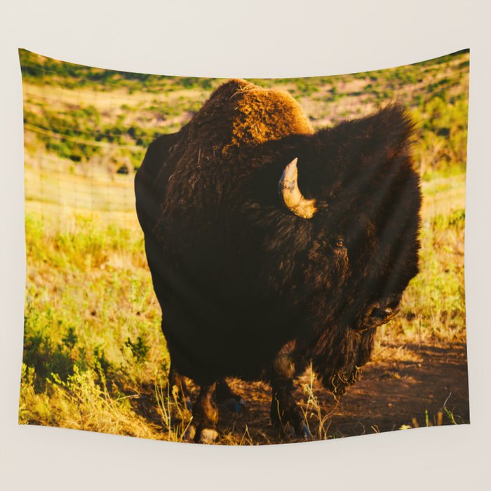 Buffalo Beauty Wall Tapestry Gallery Image 4