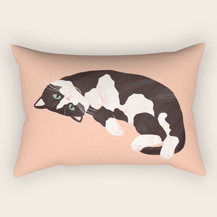 Oreo Cat Rectangular Pillow Gallery Image 1