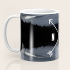 PNW Pacific Northwest Compass - Mt Hood Adventure Coffee Mug Gallery Image 3