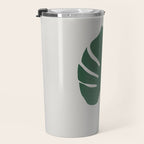 Cat and Plant 24: Meowstera Leaf Travel Mug Gallery Image 3