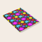 Fun colorful abstract star shape pattern Notebook Gallery Image 2