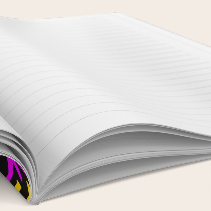 Fun colorful abstract star shape pattern Notebook Gallery Image 2