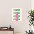 Chicago Willis Tower Green Poster Gallery Image 2