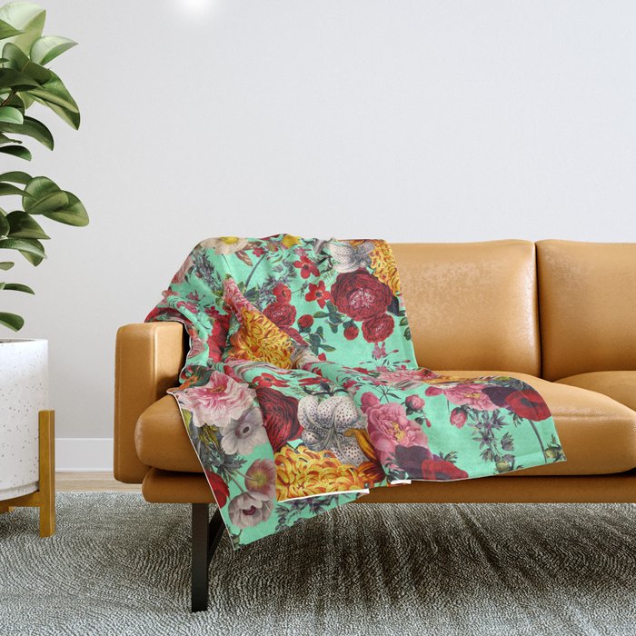 EXOTIC GARDEN XV Throw Blanket Gallery Image 1