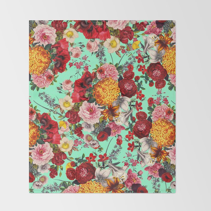 EXOTIC GARDEN XV Throw Blanket Gallery Image 2