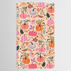 Pumpkin Confetti - Rainbow on Cream Tablecloth Gallery Image 2