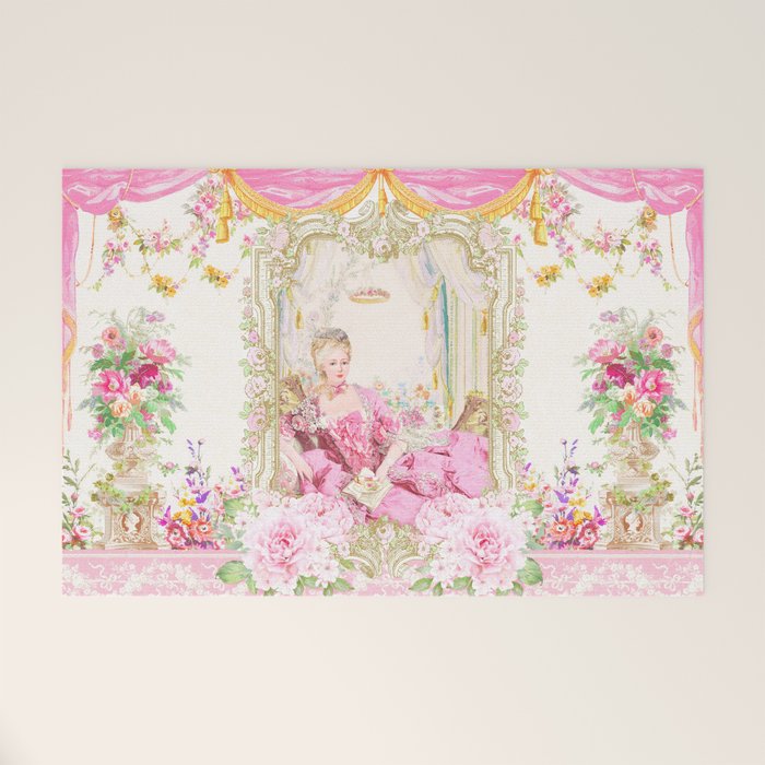 Marie Antoinette Rococo splendour Welcome Mat Gallery Image 1