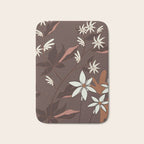 Floral Mocha 3 Bath Mat Gallery Image 1