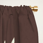 Floral Mocha 3 Window Curtain Gallery Image 2