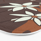 Floral Mocha 3 Bath Mat Gallery Image 3